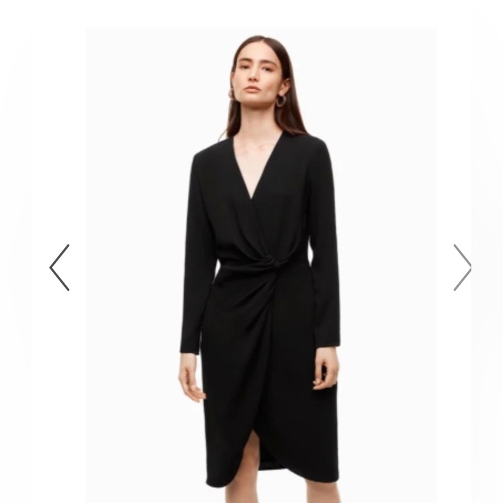 Aritzia Babaton Tadao Black Twist Front